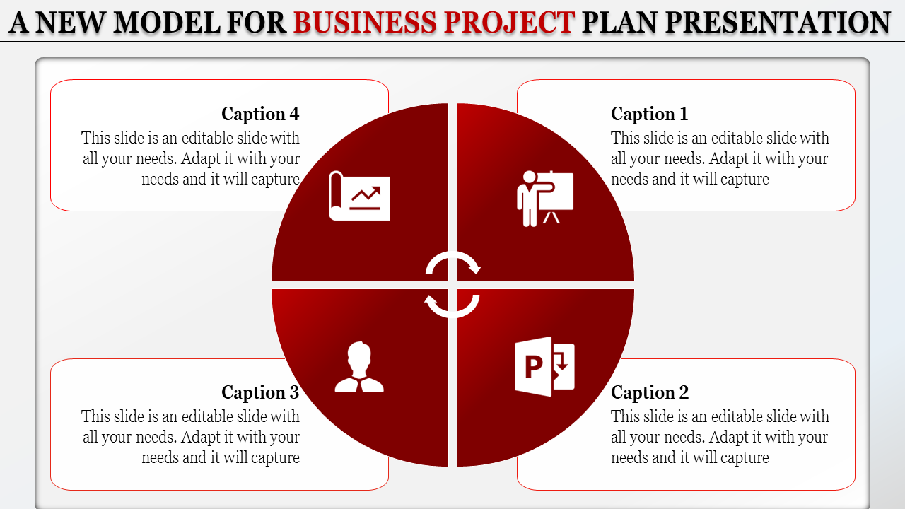 Free - Innovative Business project plan presentation template